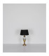 Leila Table Lamp with Round Tapered Shade Old Brass 1x E27-9