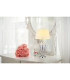 Leila Table Lamp with Round Tapered Shade Chrome 1x E27-7