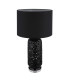 Sebastian Table Lamp with Round Shade Matt Black 1x E27-2