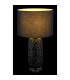 Sebastian Table Lamp with Round Shade Matt Black 1x E27-4