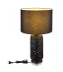 Sebastian Table Lamp with Round Shade Matt Black 1x E27-6