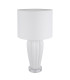 Irina Table Lamp with Round Shade White 1x E27-2
