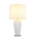 Irina Table Lamp with Round Shade White 1x E27-3