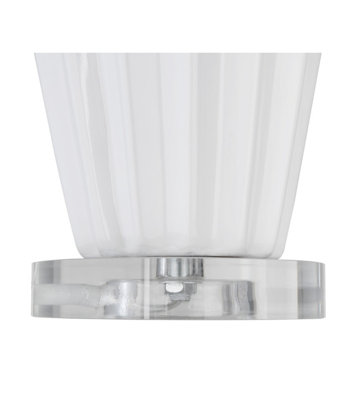 Irina Table Lamp with Round Shade White 1x E27-4
