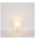 Irina Table Lamp with Round Shade White 1x E27-9
