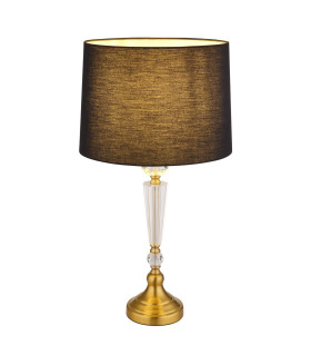 Arro Table Lamp with Round Shade Brass-Coloured Matt 1x E27-1