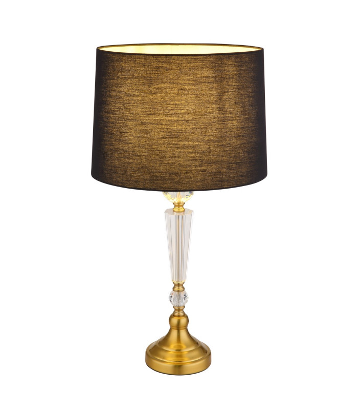 Arro Table Lamp with Round Shade Brass-Coloured Matt 1x E27-1