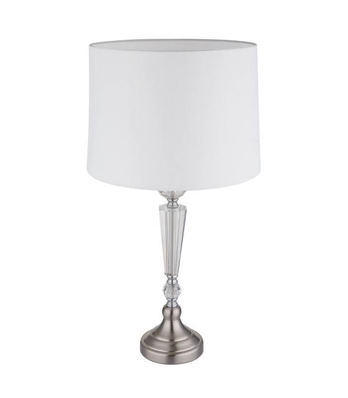 Arro Table Lamp with Round Shade Nickel Matt 1x E27-2