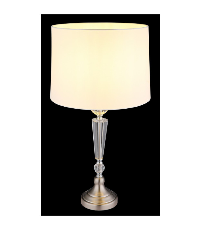 Arro Table Lamp with Round Shade Nickel Matt 1x E27-4