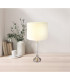 Arro Table Lamp with Round Shade Nickel Matt 1x E27-7