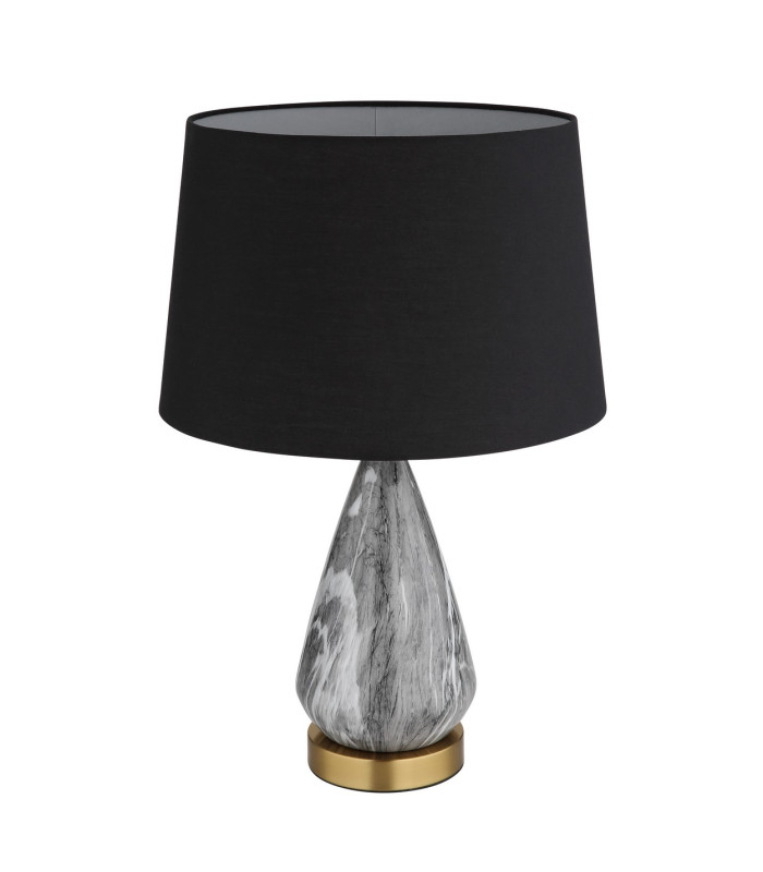 Kisa Table Lamp with Round Tapered Shade Brass-Coloured Matt 1x E27-2