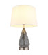 Kisa Table Lamp with Round Tapered Shade Nickel Matt 1x E27-3