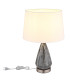 Kisa Table Lamp with Round Tapered Shade Nickel Matt 1x E27-4