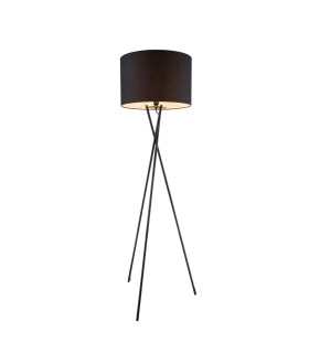 Gustav Tripod Floor Lamp Black 1x E27-1