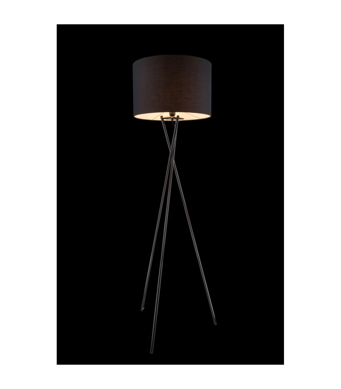 Gustav Tripod Floor Lamp Black 1x E27-2