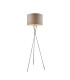 Gustav Tripod Floor Lamp Chrome 1x E27-1