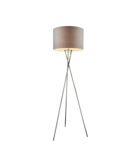 Gustav Tripod Floor Lamp Chrome 1x E27-1