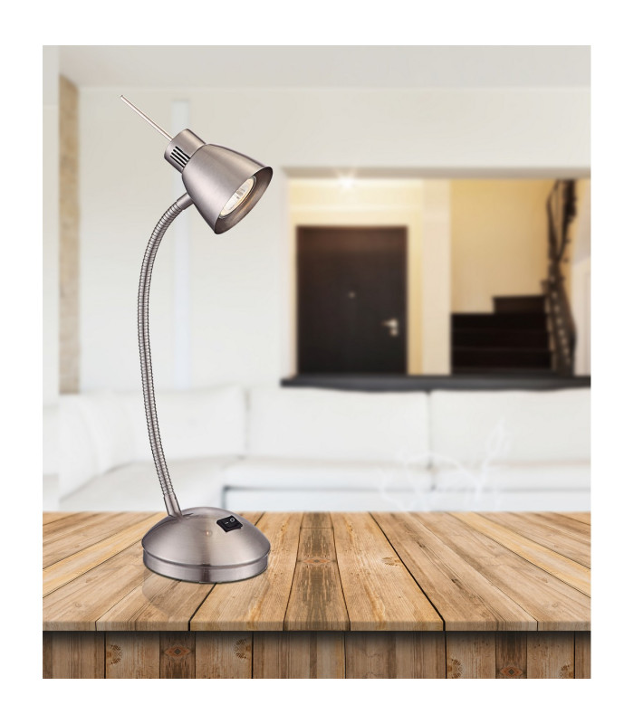Nuova Desk Task Lamp Nickel Matt 1x GU10 3000K-2