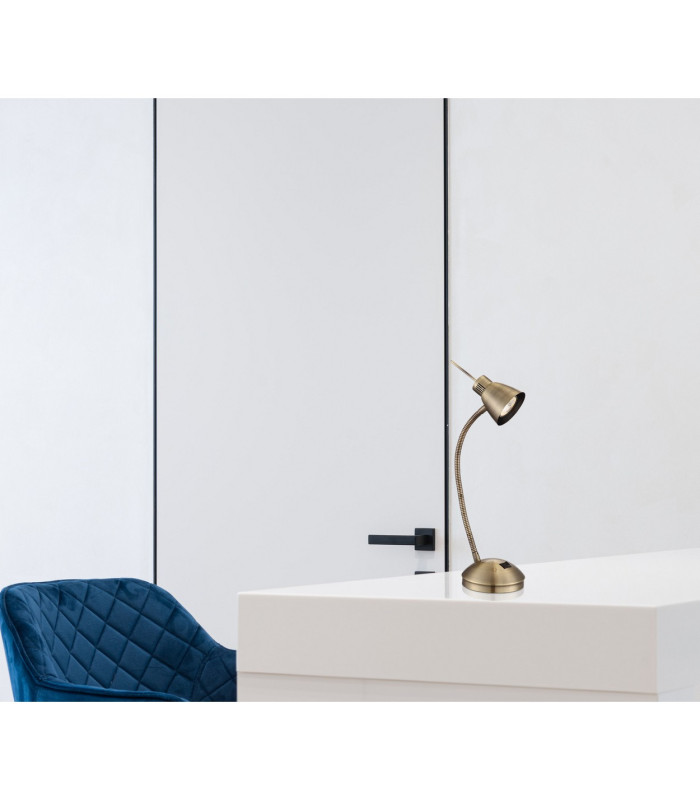 Nuova Desk Task Lamp Old Brass 1x GU10 3000K-2