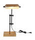 Marid Bankers Table Lamp Matt Black Gold 1x E27-6