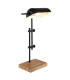 Marid Bankers Table Lamp Matt Black 1x E27-1