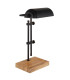 Marid Bankers Table Lamp Matt Black 1x E27-5