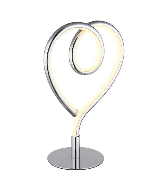 Amore LED Integrated Floor Lamp Chrome LED 3000K-1