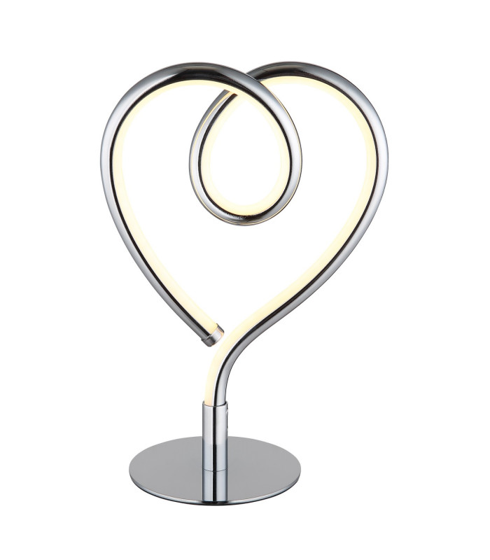 Amore LED Integrated Floor Lamp Chrome LED 3000K-3
