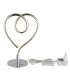 Amore LED Integrated Floor Lamp Chrome LED 3000K-4