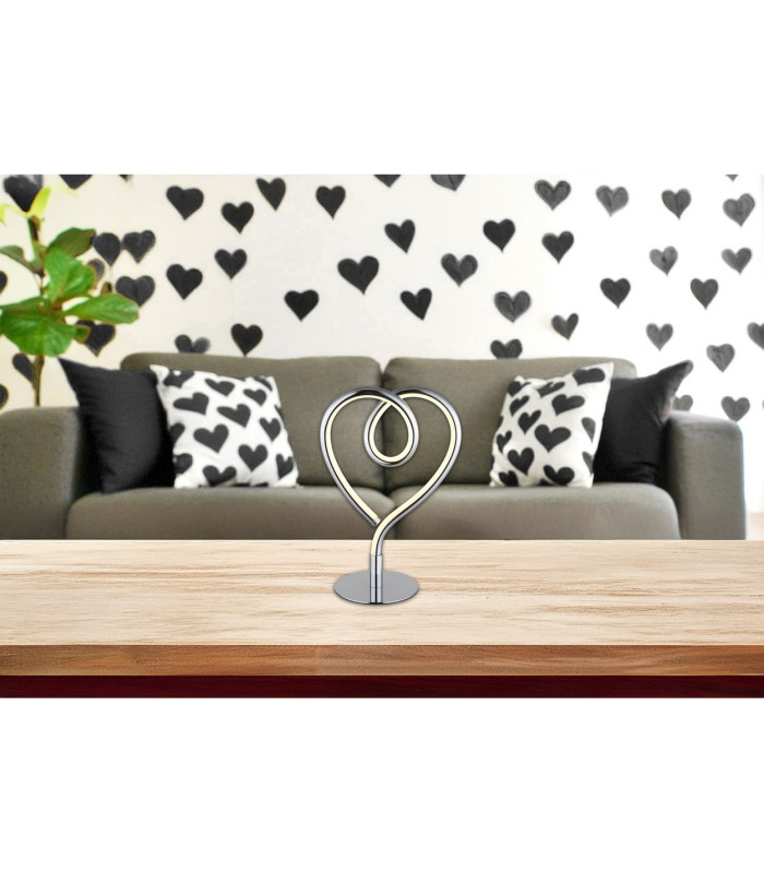 Amore LED Integrated Floor Lamp Chrome LED 3000K-5