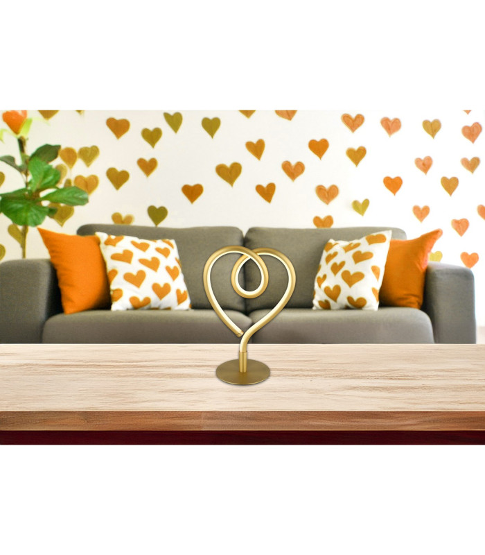 Amore LED Integrated Floor Lamp Gold Colours Matt LED 3000K-5