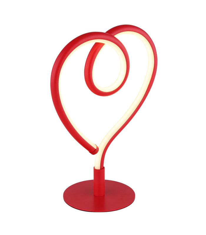 Amore LED Integrated Floor Lamp Red Matt LED 3000K-1