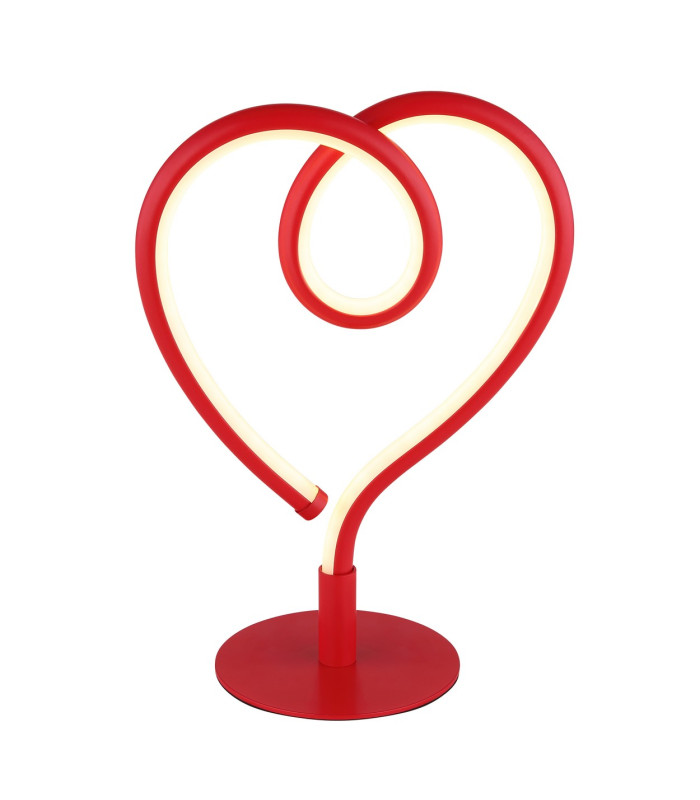 Amore LED Integrated Floor Lamp Red Matt LED 3000K-3