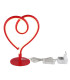 Amore LED Integrated Floor Lamp Red Matt LED 3000K-4