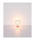 Amore LED Integrated Floor Lamp Red Matt LED 3000K-5