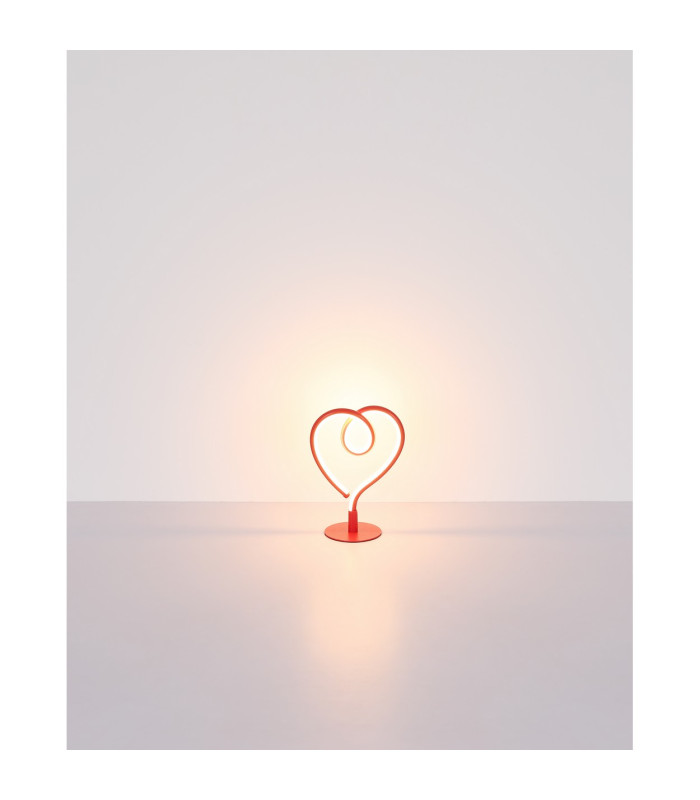 Amore LED Integrated Floor Lamp Red Matt LED 3000K-5