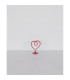 Amore LED Integrated Floor Lamp Red Matt LED 3000K-6