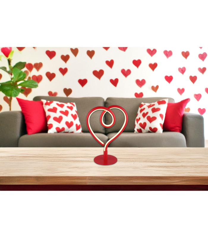 Amore LED Integrated Floor Lamp Red Matt LED 3000K-8