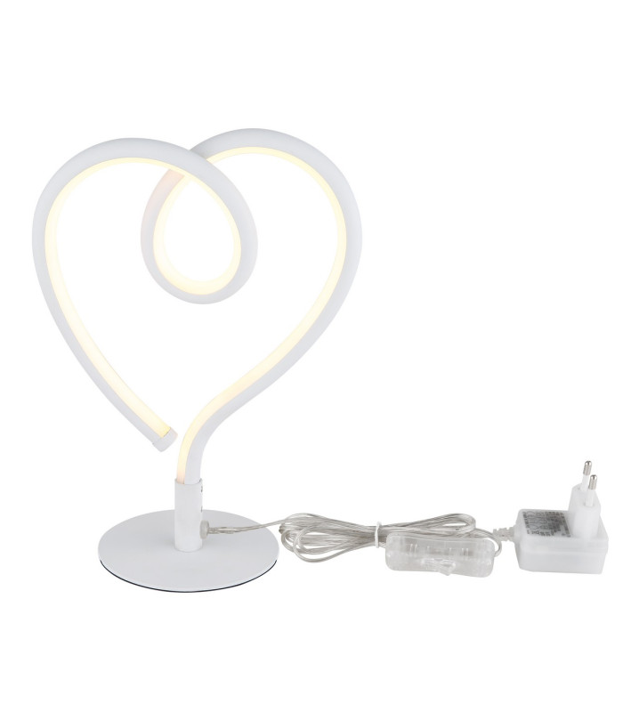 Amore LED Integrated Floor Lamp White Matt LED 3000K-4