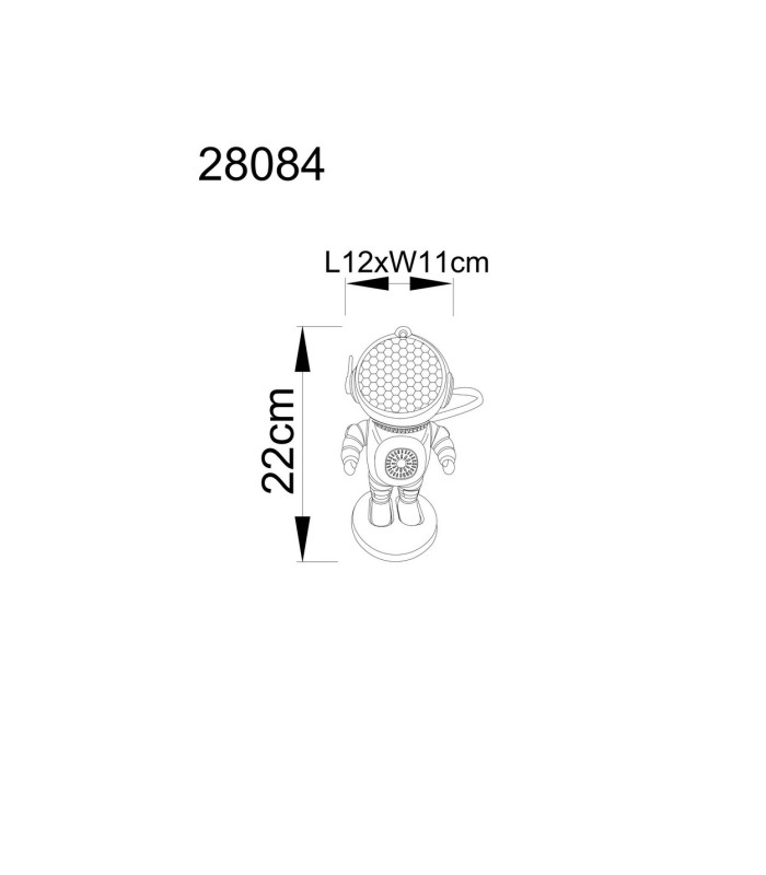 Cosmo Childrens Light White LED-14
