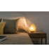 Stone Table Lamp Natural Color Heart-Shaped Salt Crystal Stone 1x E14-3