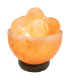 Stone Table Lamp Natural Color Bowl With Salt Crystal Spheres 1x E14-1