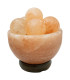 Stone Table Lamp Natural Color Bowl With Salt Crystal Spheres 1x E14-2