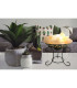 Stone Table Lamp Matt Black 1x E14-2