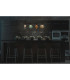 Telesto Bar Pendant Ceiling Light Black Amber Glass Shade 4x E14-3
