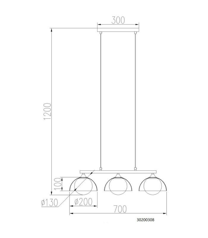 Eva Bar Pendant Ceiling Light Matt Black Smoke Glass Shade 3x G9-2