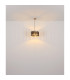 Run Slim Pendant Ceiling Light Wood Look K5 Crystals Smoke Colored 1x E27-5