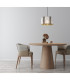 Run Pendant Ceiling Light Wood Look K5 Crystals Smoke Colored 1x E27-8