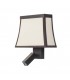 Indoor Wall Light Brown with Reading Lamp - 1