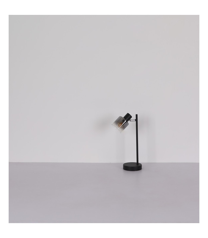 Jack Cluster Pendant Ceiling Light Matt Black Smoke Glass Shade 3x E27-7